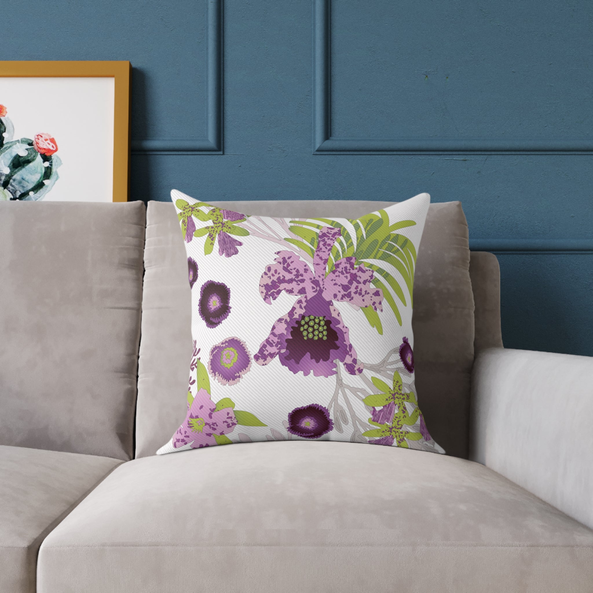 Orchidea Botanica Living Room/Bed Room Pillow