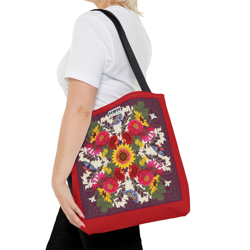 Flor de Fuego Market Tote Bag 