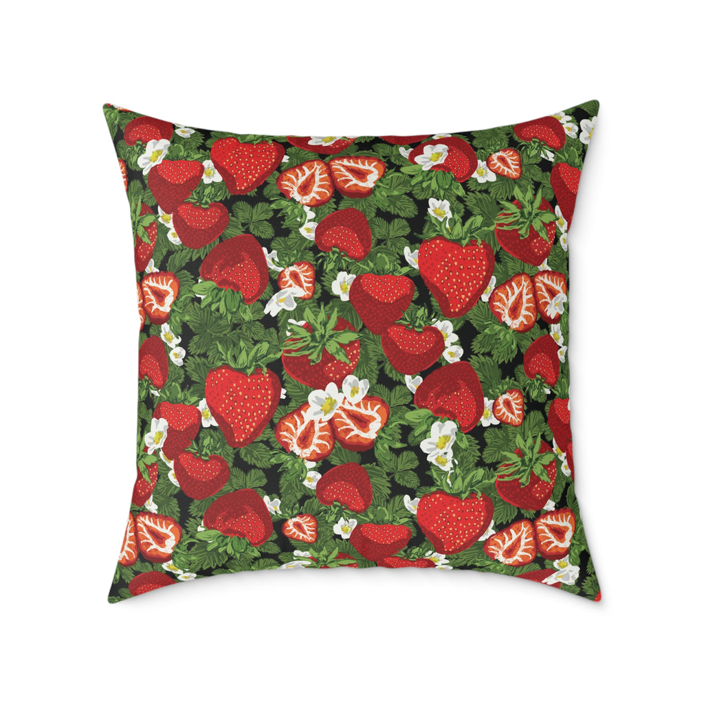 Strawberry Field Floral ~ Black