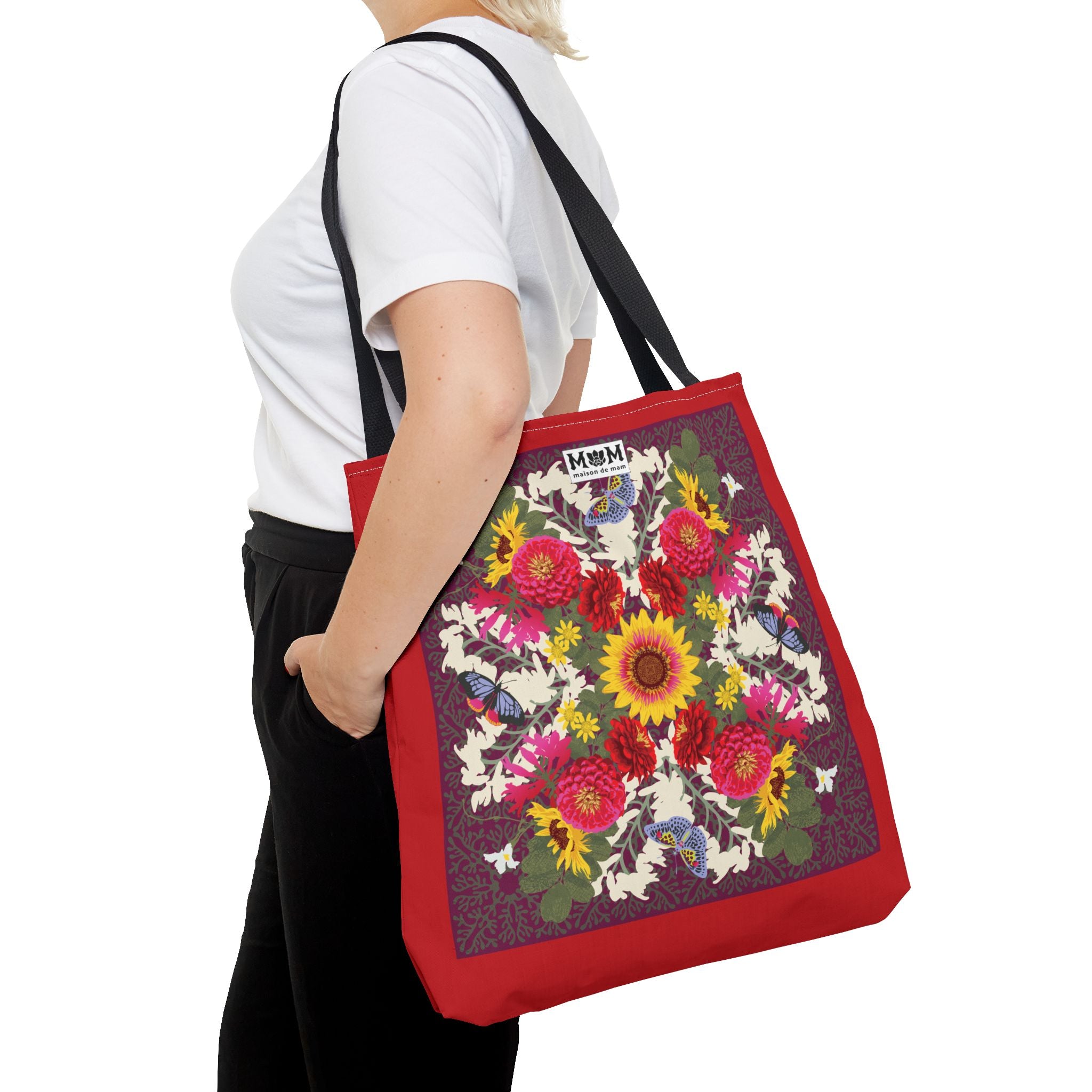 Flor de Fuego Market Tote Bag 
