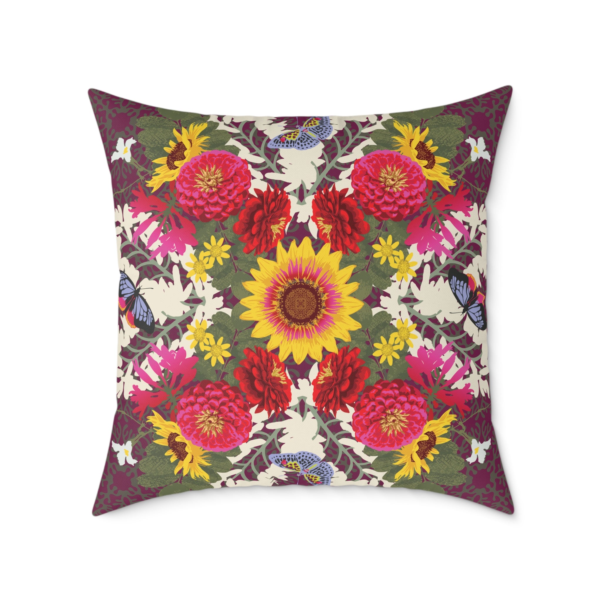 Flor de Fuego Pillow