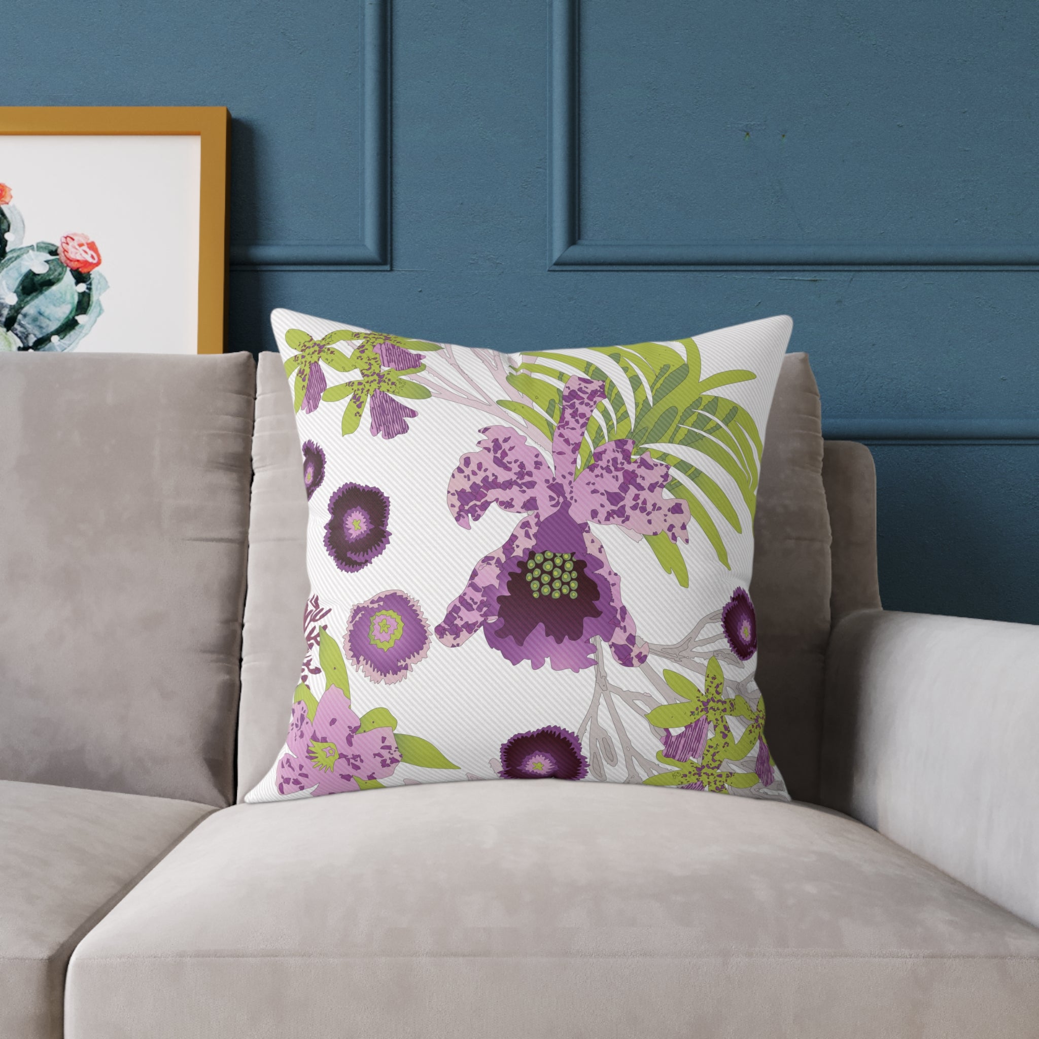 Orchidea Botanica Living Room/Bed Room Pillow