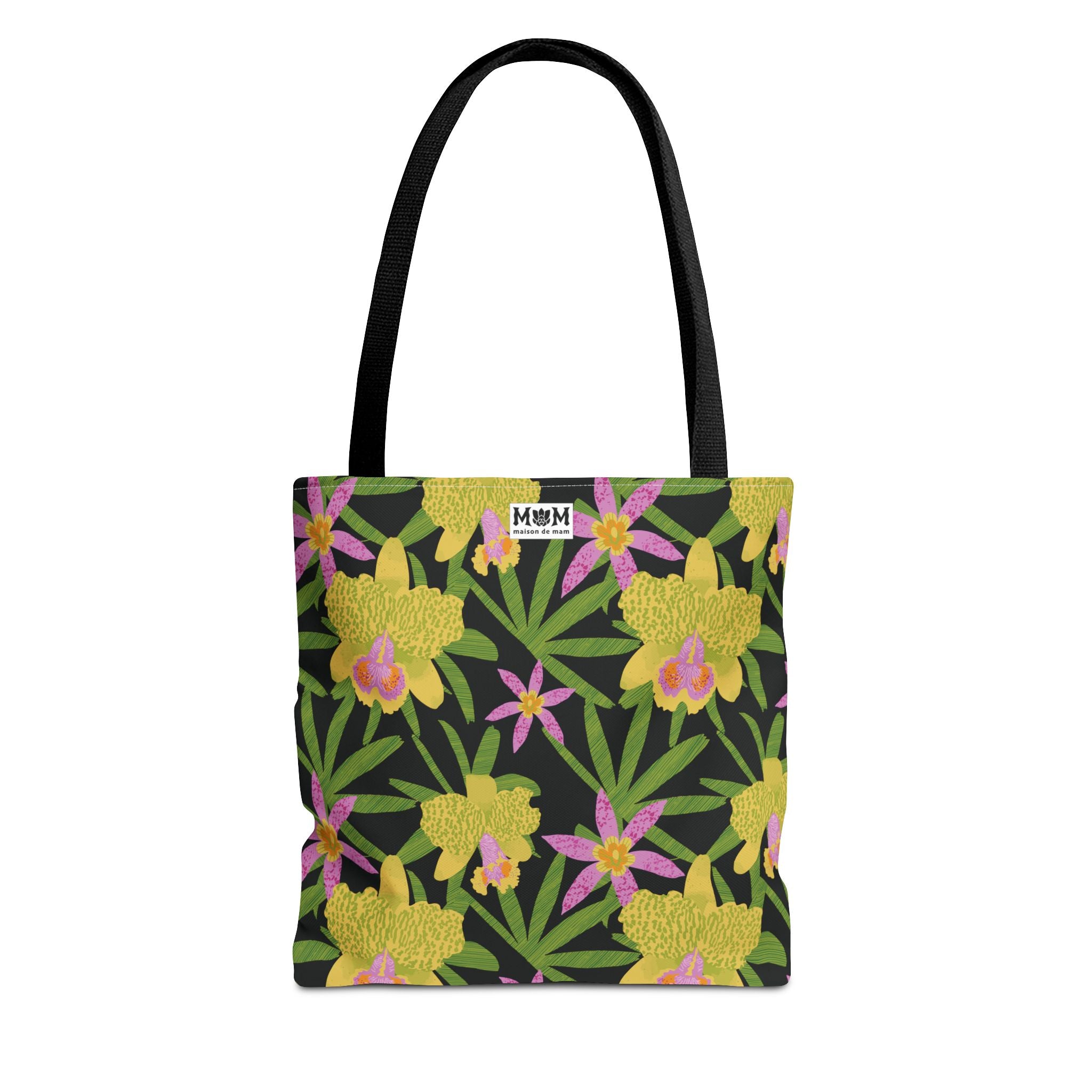 Lani Lei Market Tote Bag~ Black