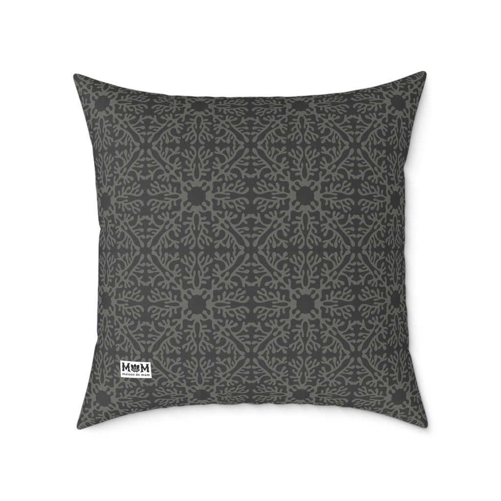 Flor de Fuego Pillow ~ Autumn Green