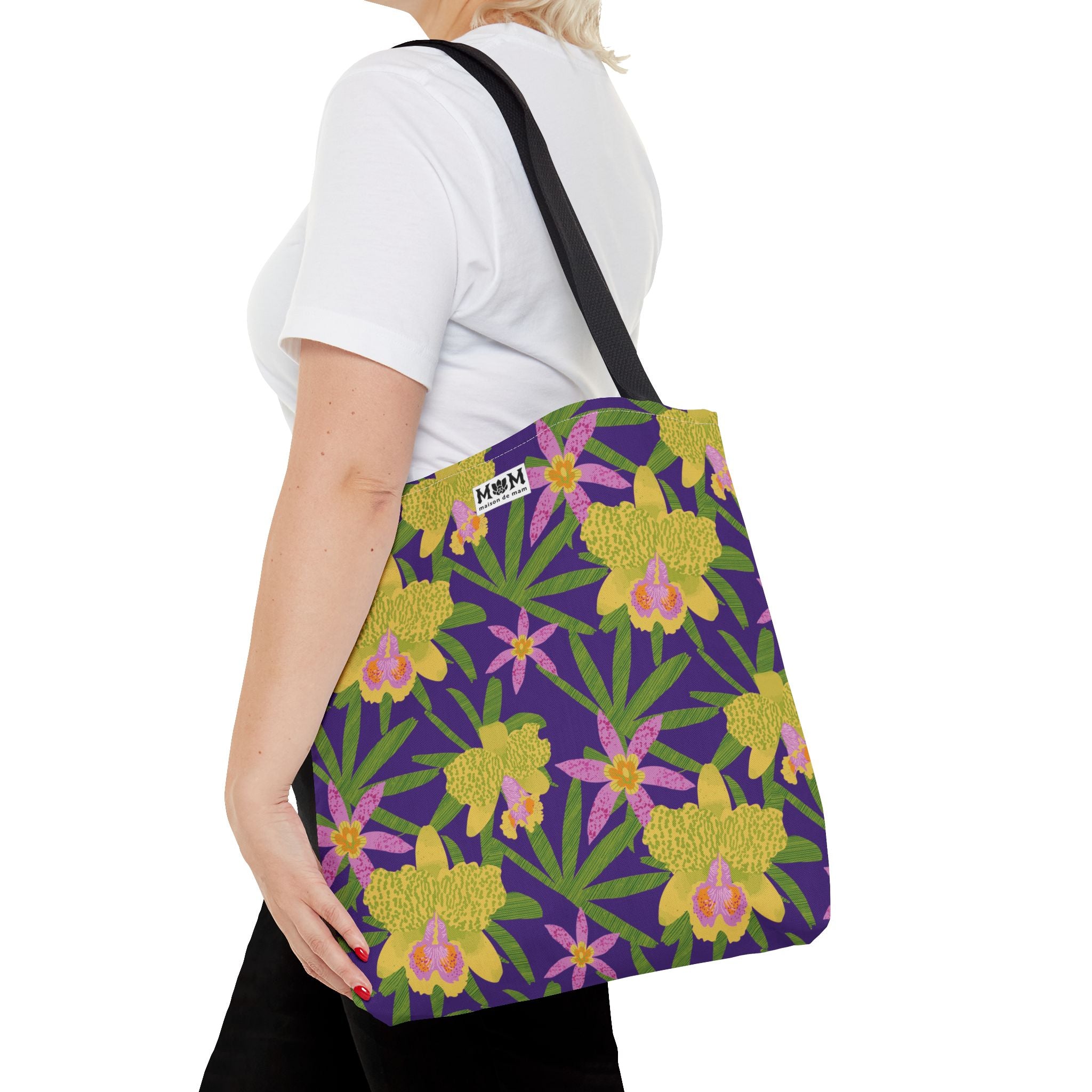 Lani Lei Market Tote Bag ~ Purple