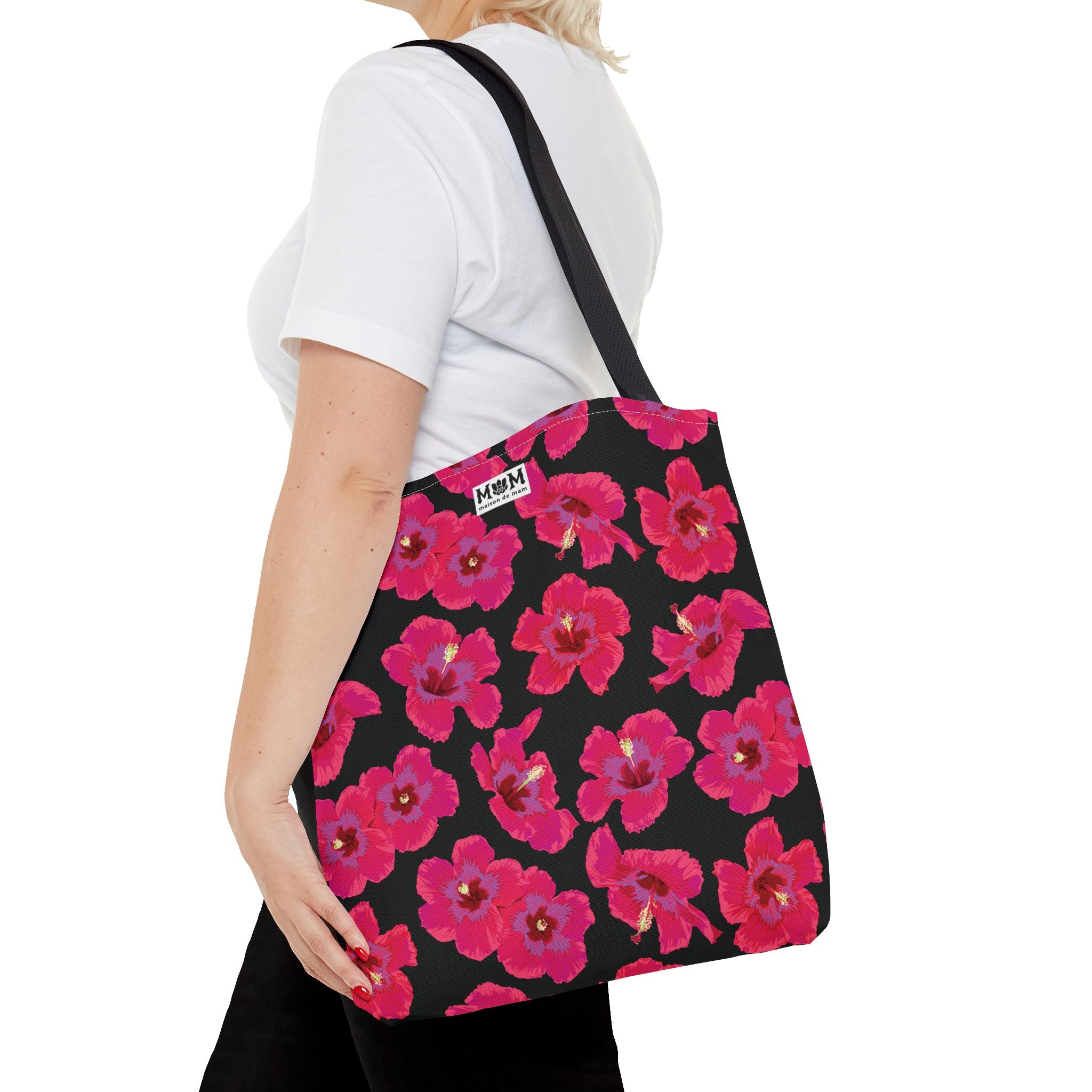 Pualani Market Tote Bag ~ Black