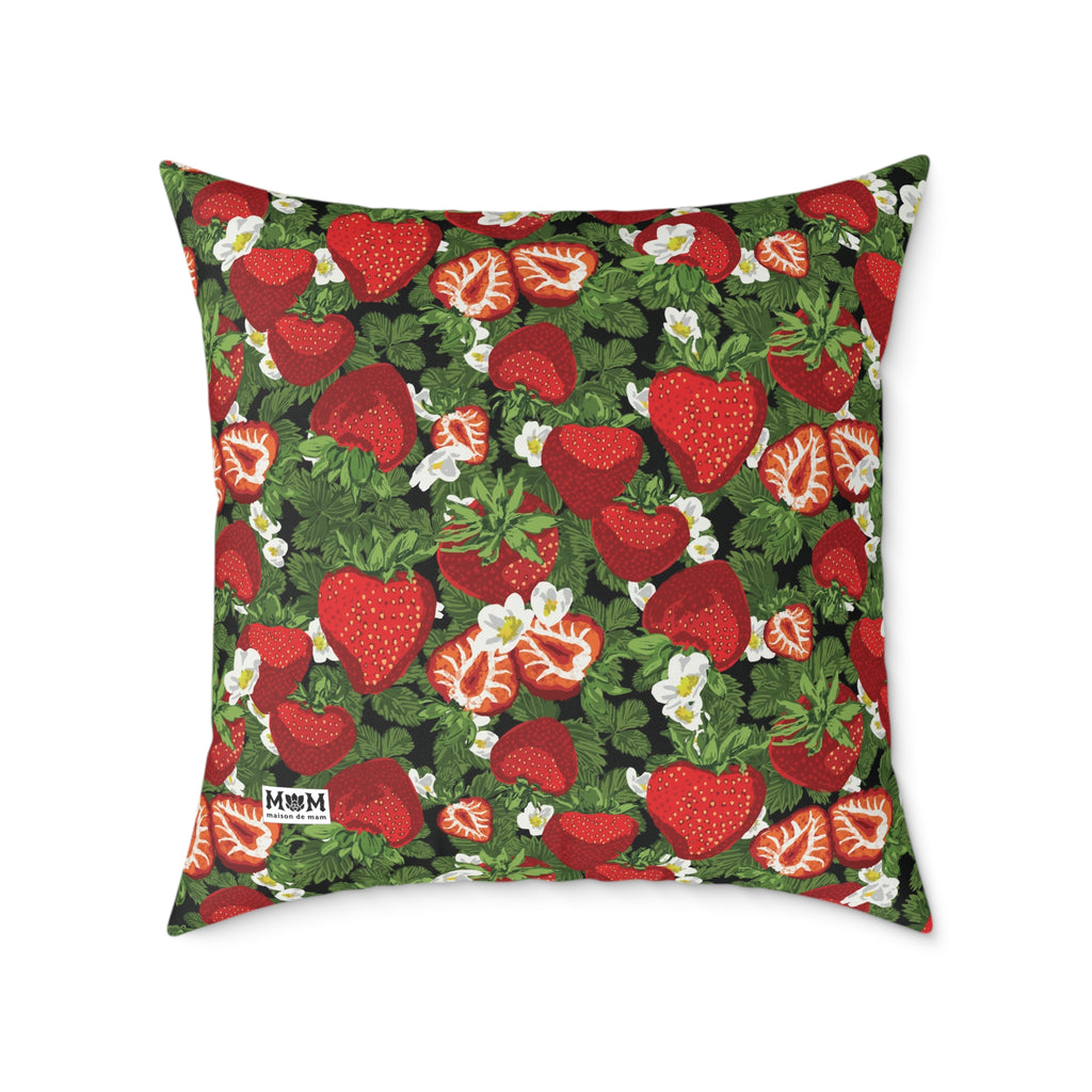 Strawberry Field Floral ~ Black