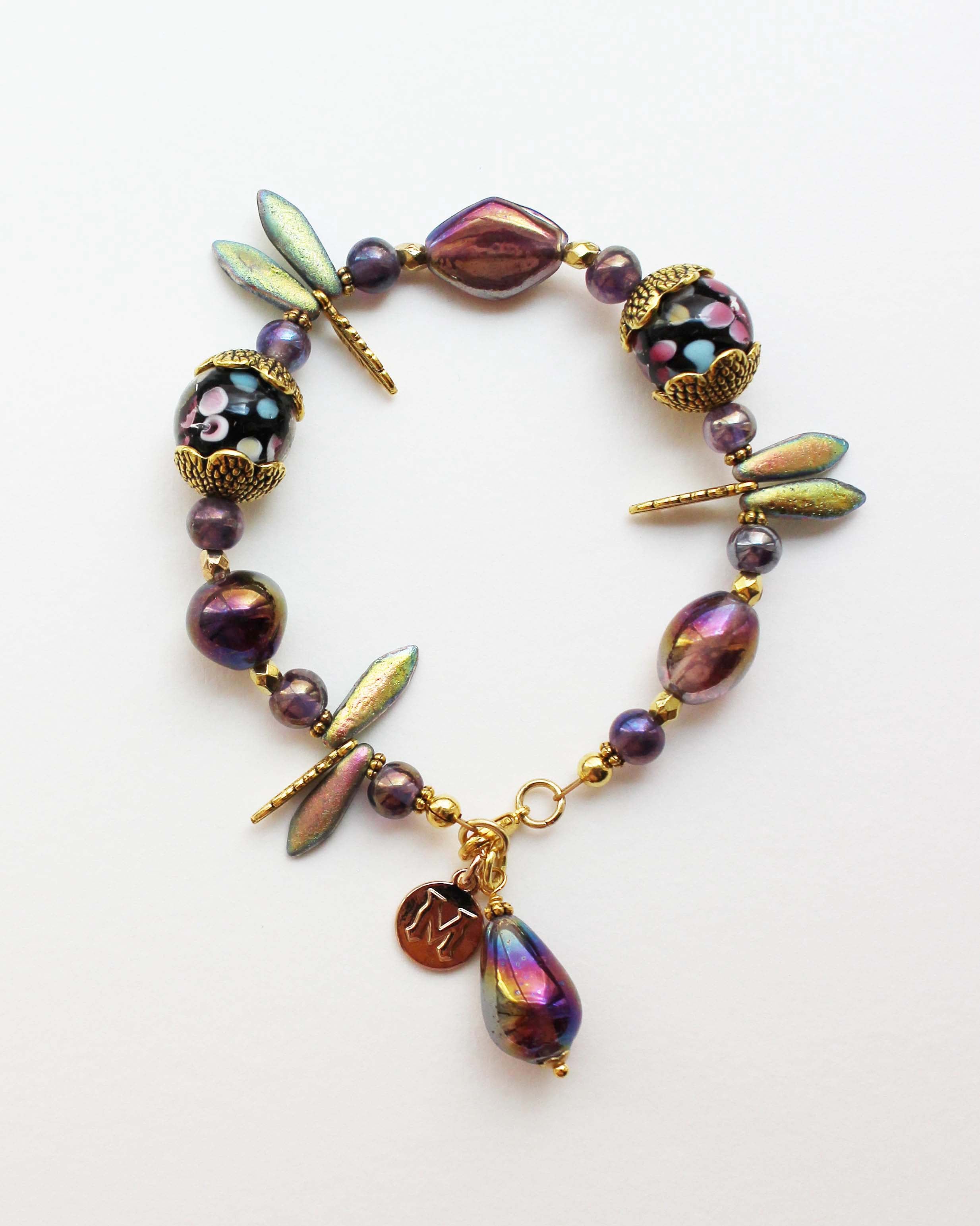 Bounty of Petrolina Vintage Mix Bead Bracelet