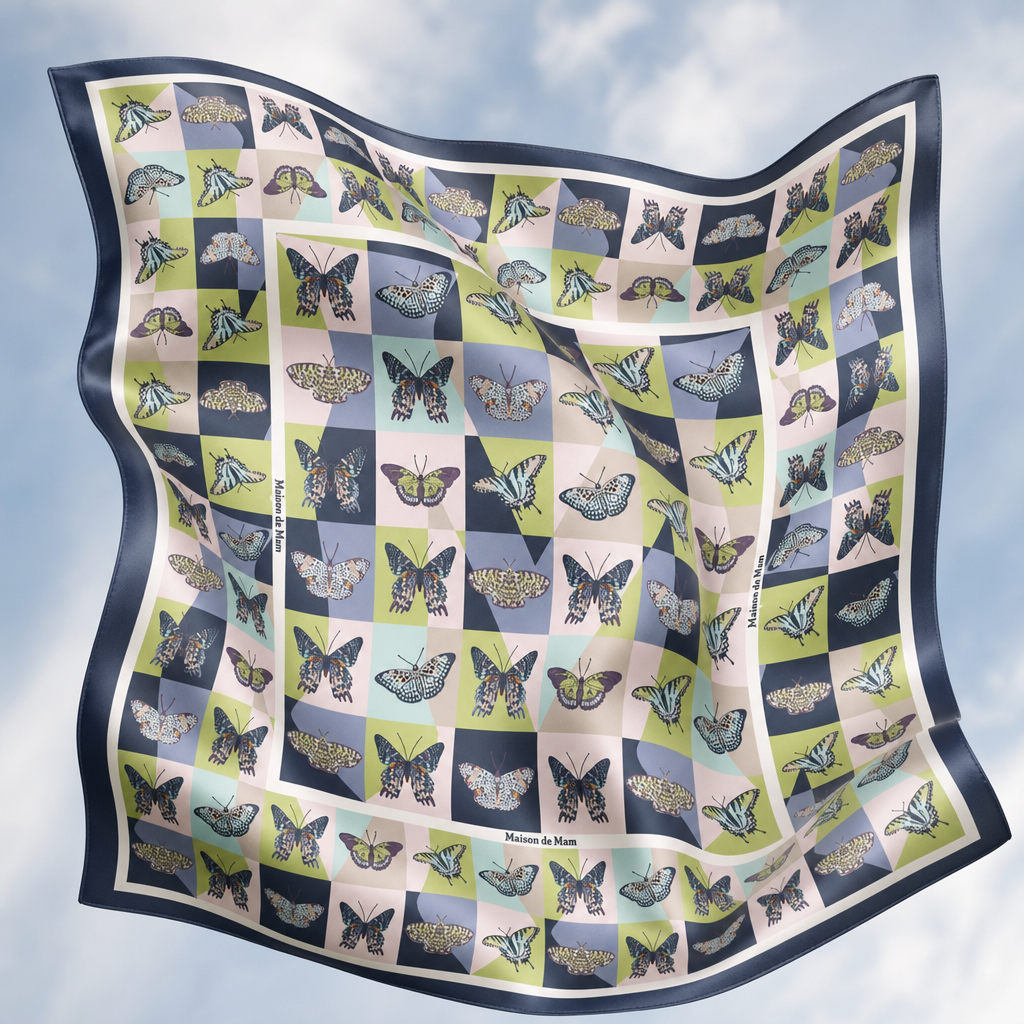 Rêve de Papillon Silk Scarf
