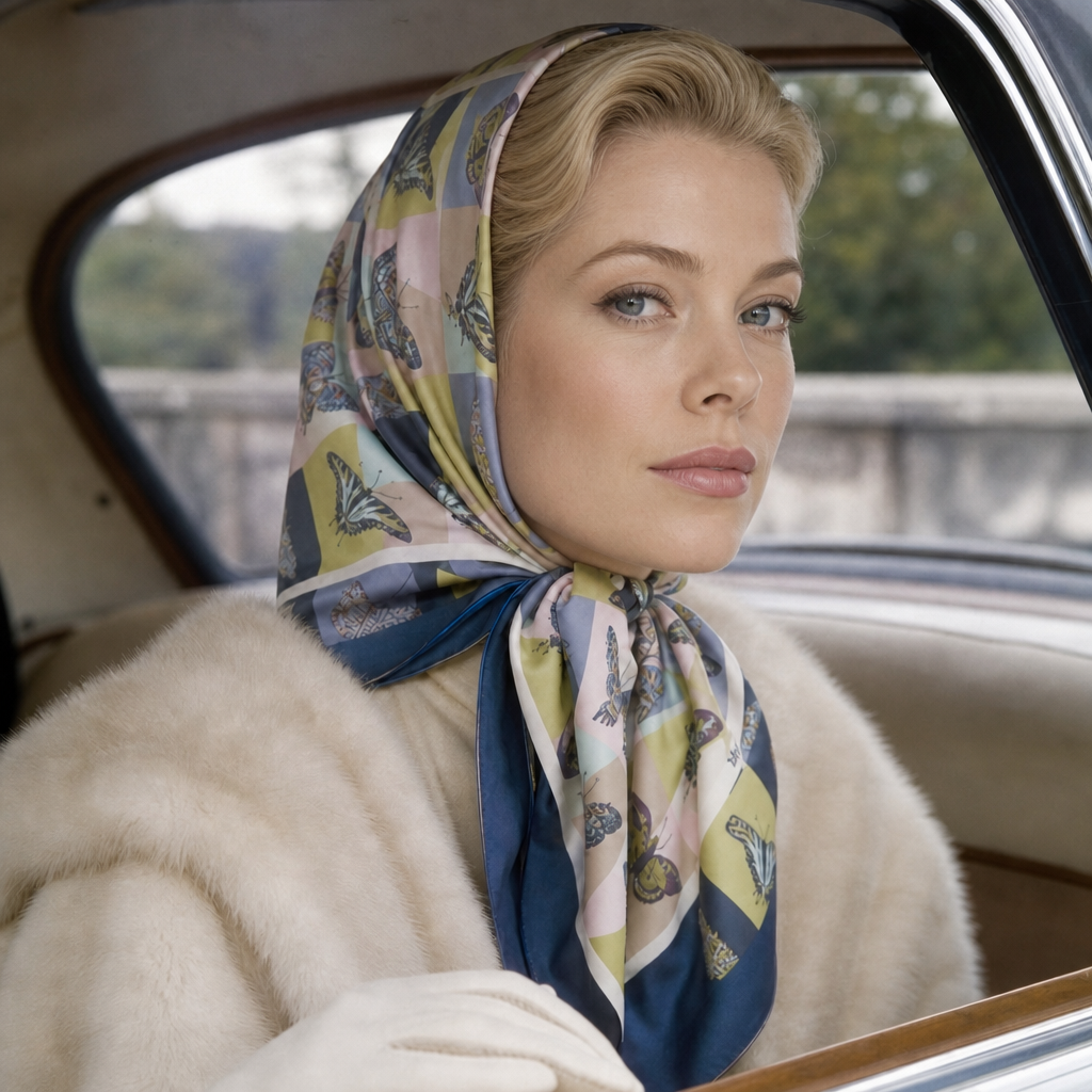 Rêve de Papillon Silk Scarf