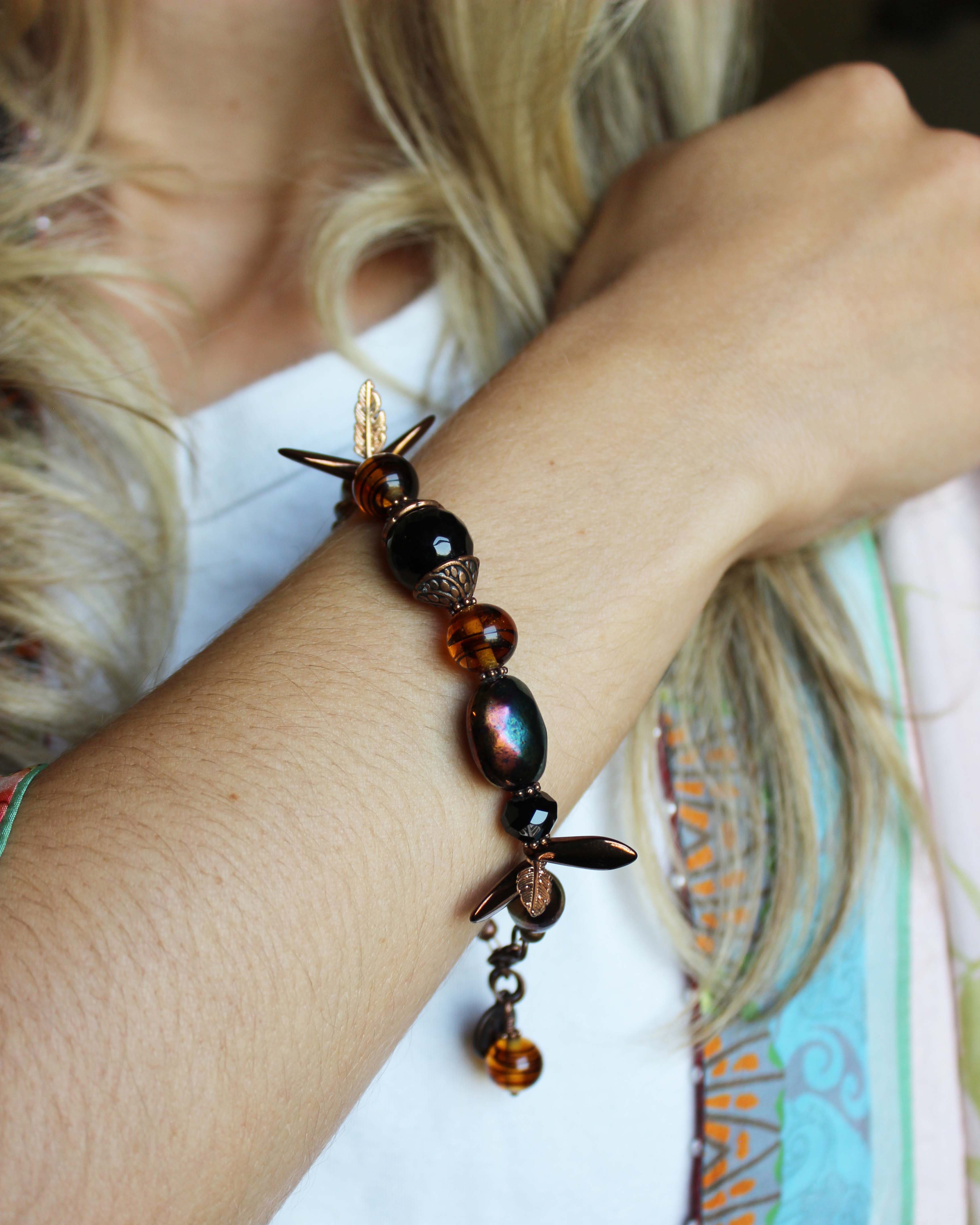El Marmol Vintage Mix Bead Bracelet