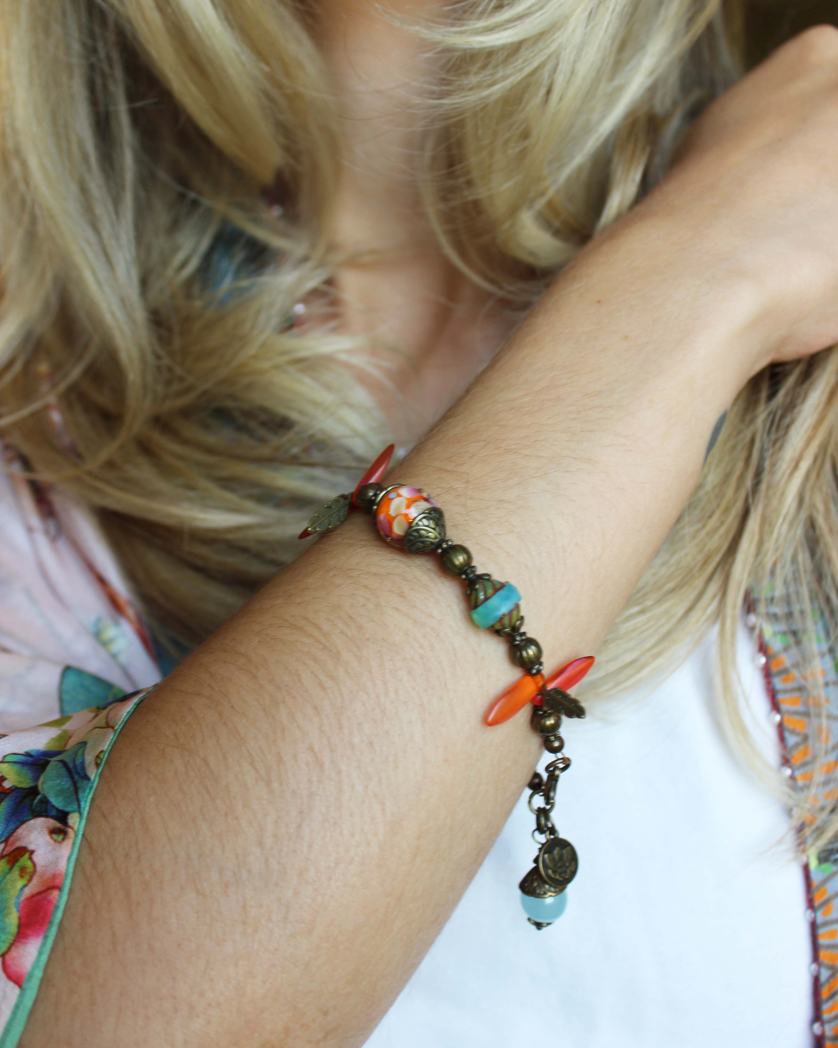 Old World Valencia Vintage Mix Bead Bracelet