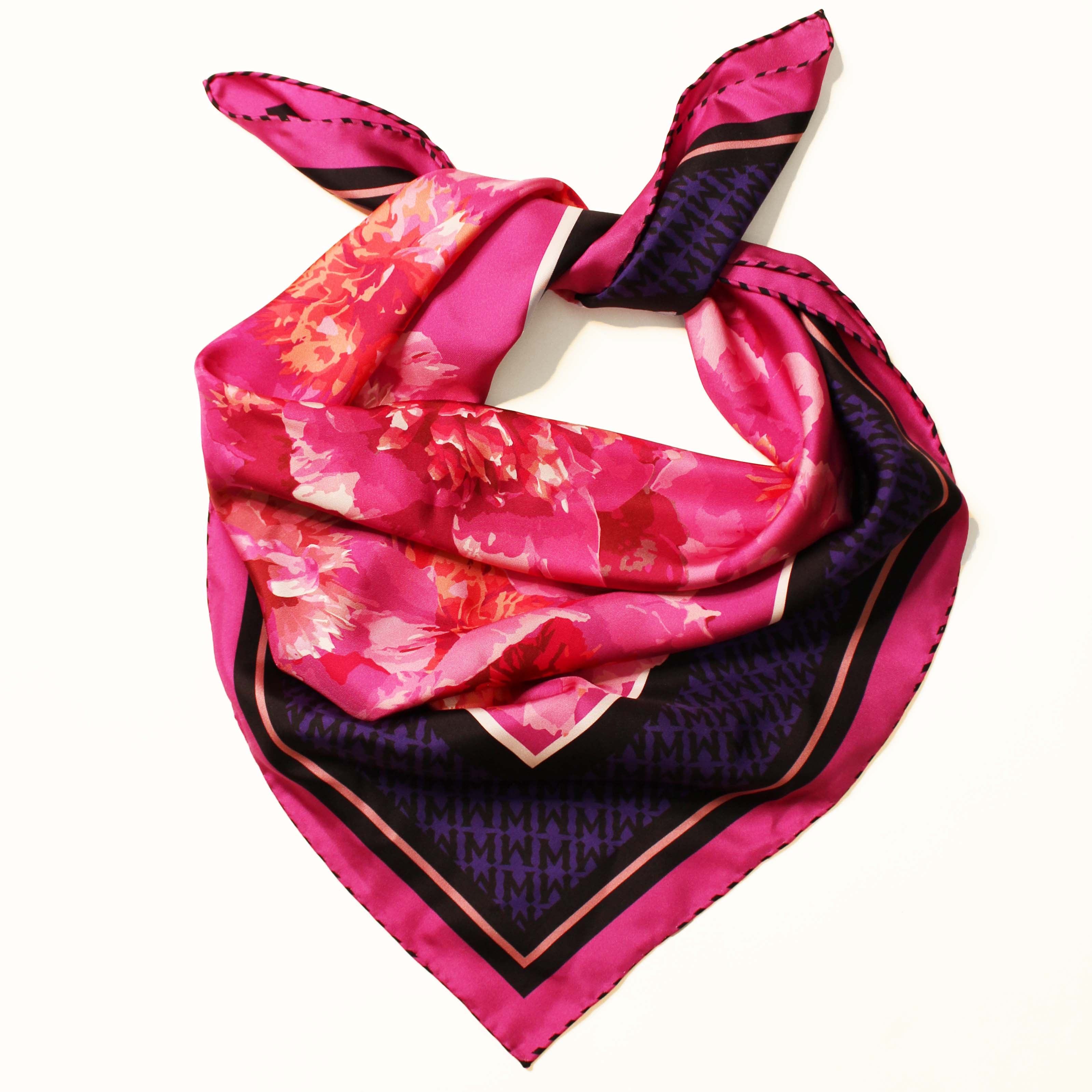 Rêver Pivoines Mulberry Silk Scarf