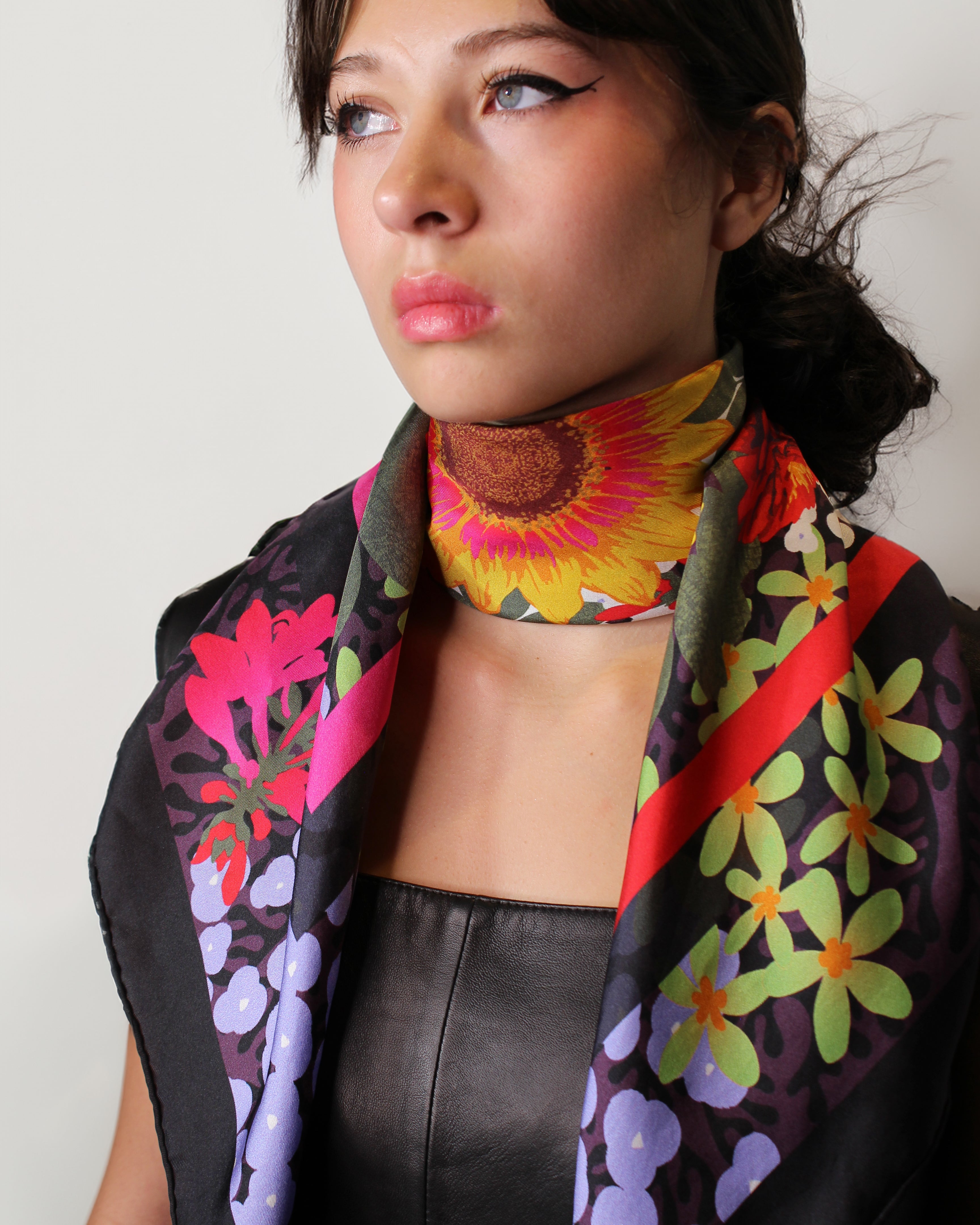 Jardin de Kaléidoscope Mulberry Silk Scarf