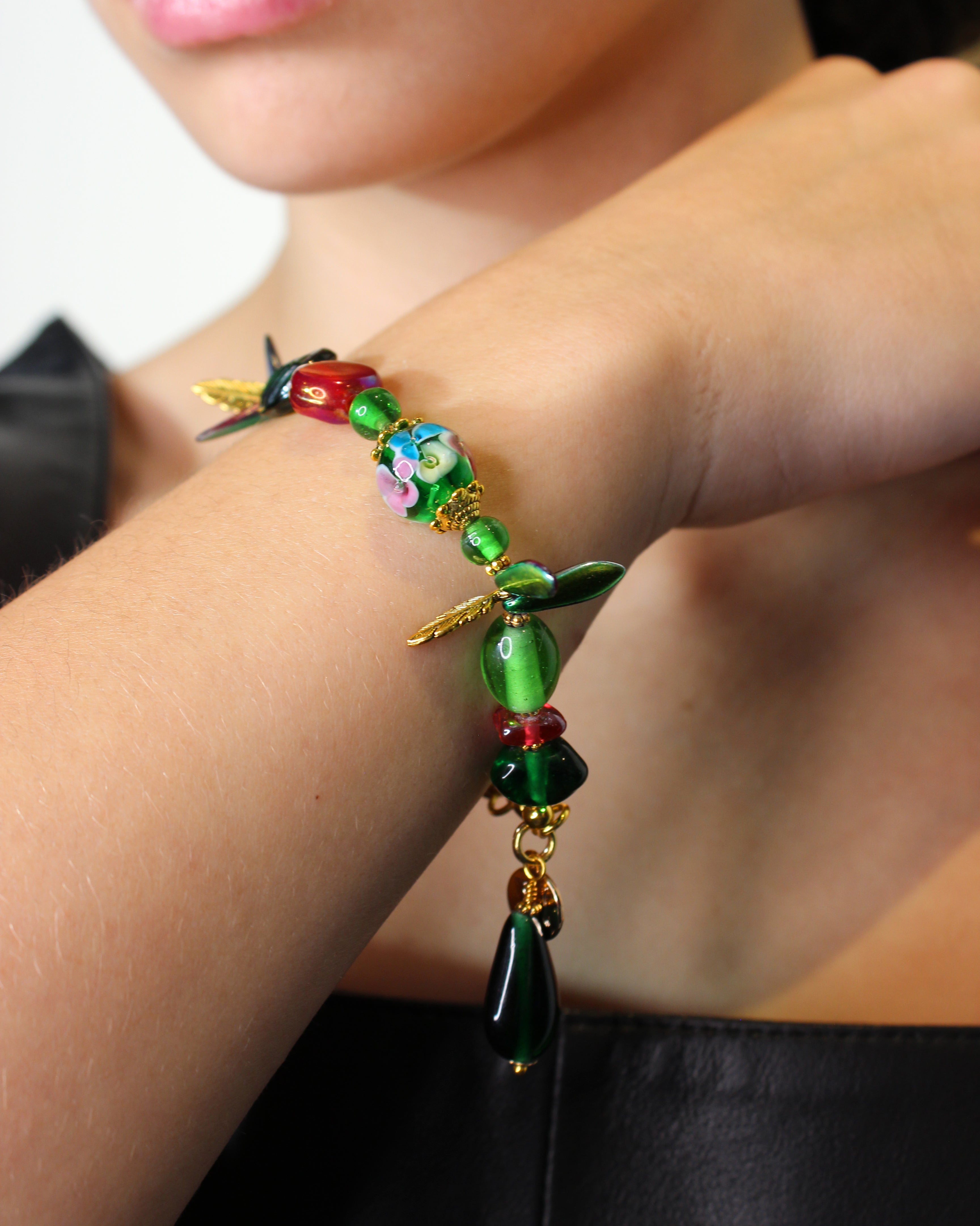 Kuranda Rainforest Vintage Mix Bead Bracelet