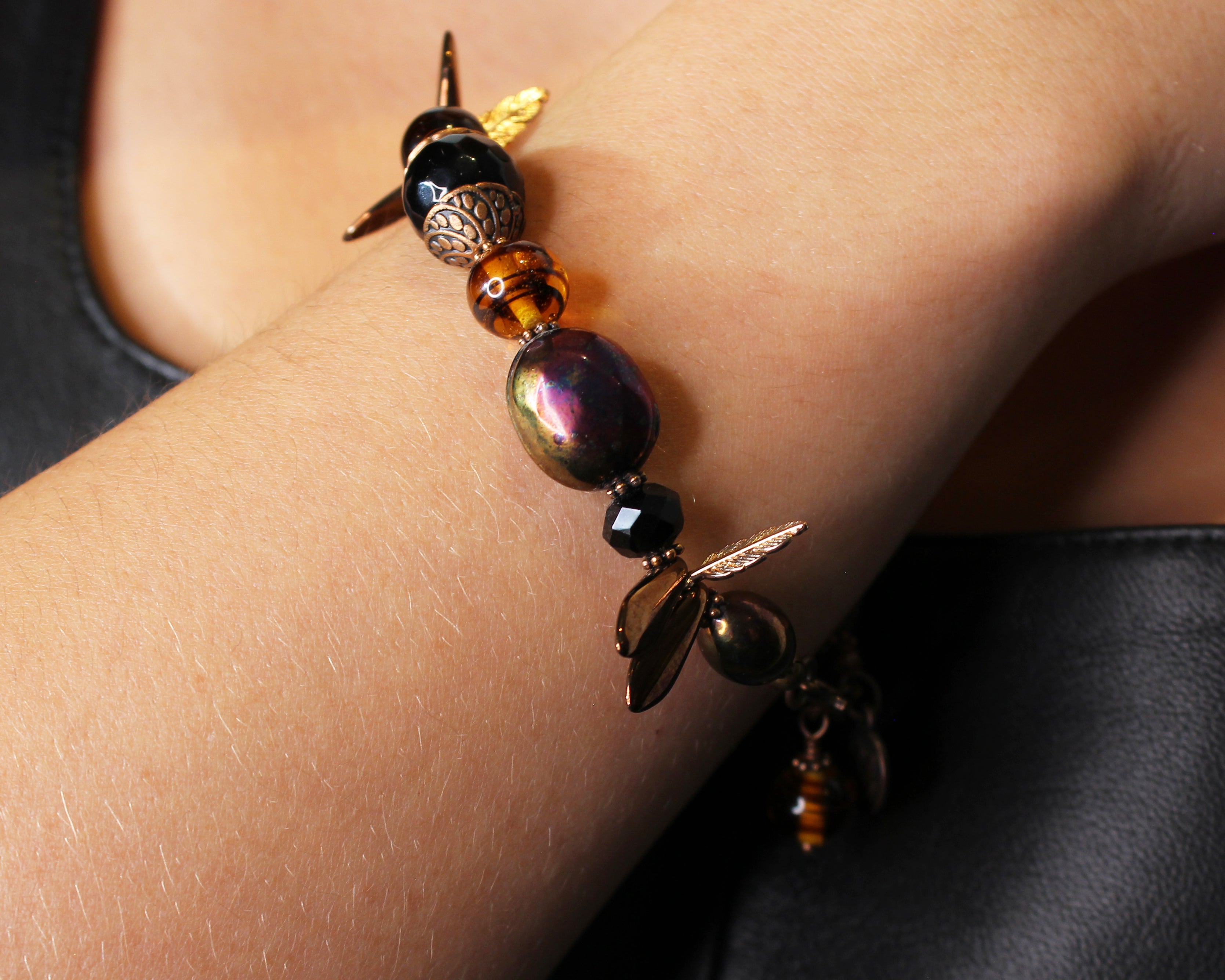 El Marmol Vintage Mix Bead Bracelet