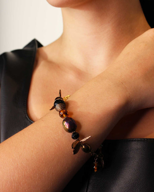 El Marmol Vintage Mix Bead Bracelet