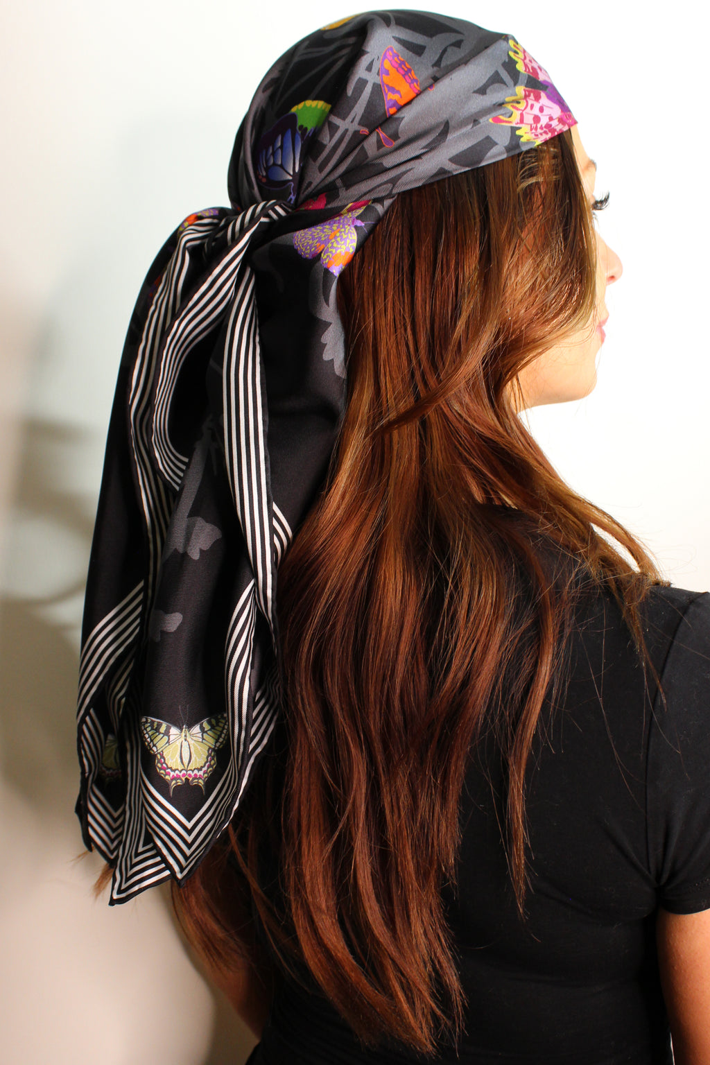 Fête de Papillon Mulberry Silk Scarf