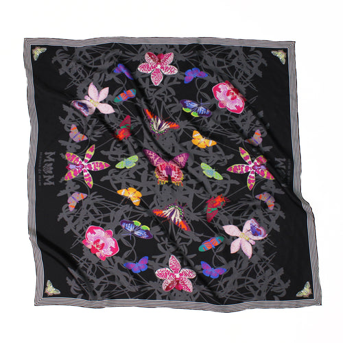 Fête de Papillon Mulberry Silk Scarf