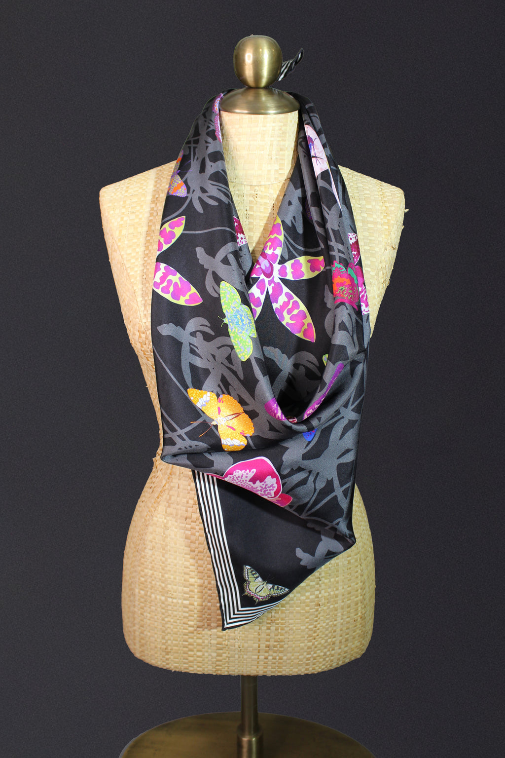 Fête de Papillon Mulberry Silk Scarf