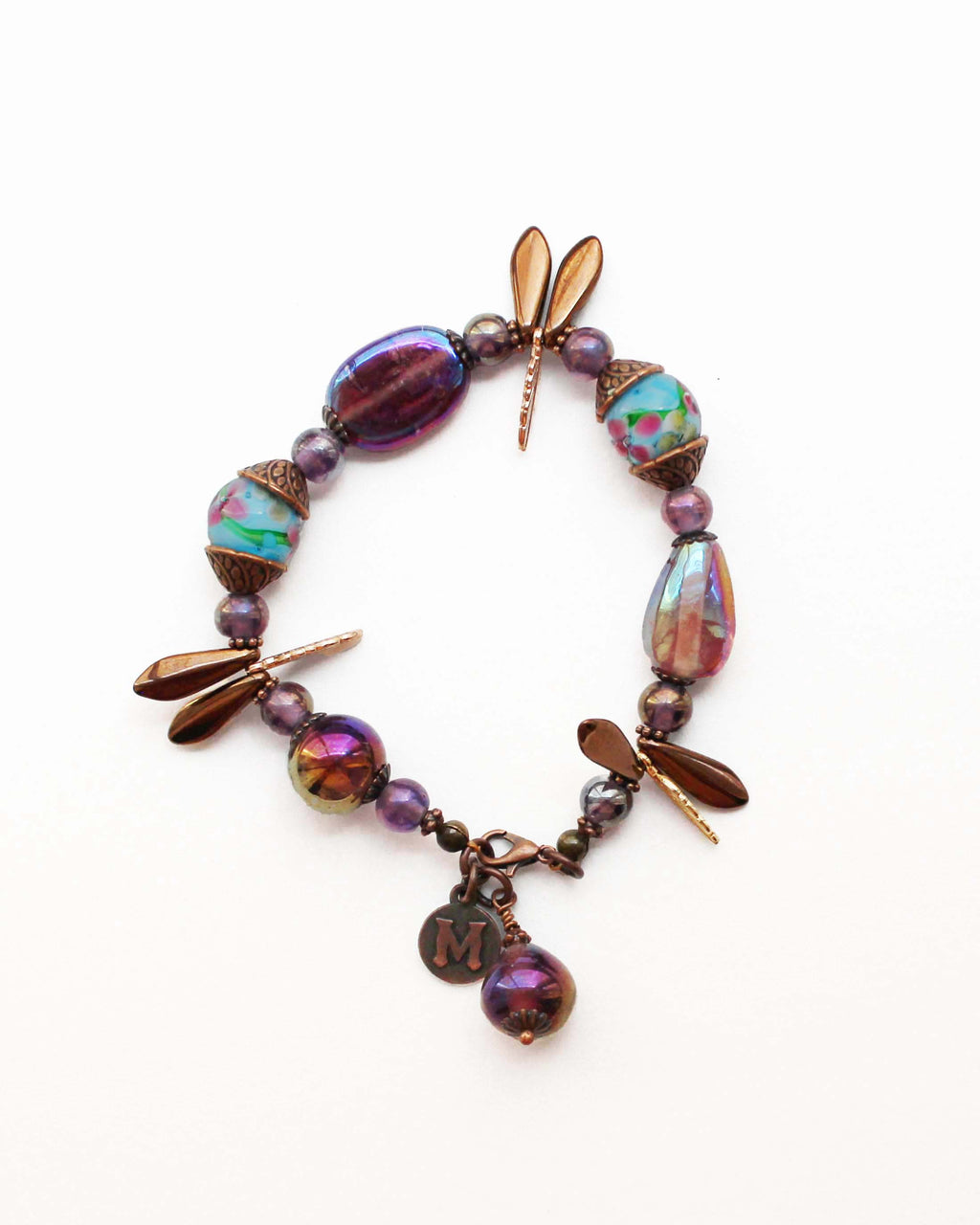 Queen of New Orleans Vintage Mix Bead Bracelet